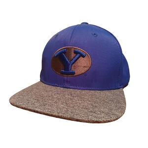 Captivating Headwear BYU Cougars Blue Gray Youth Side Adjustable Hat
